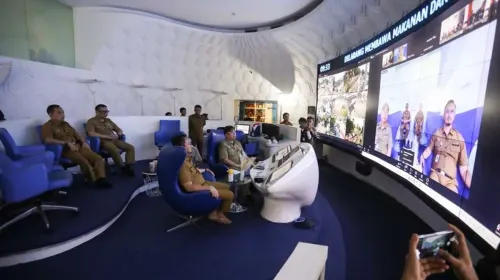 Ruang utama Bandung Command Center (BCC). (Sumber: sumber: Bandung.go.id)