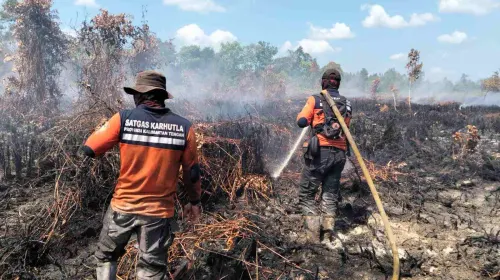 Penanganan Karhutla di Kalimantan Tengah. (Sumber: Pemprov Kalteng)